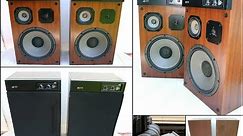 1970's JVC SK-77 3 Way Wooden Floor Speakers (170W, 8 Ohms)