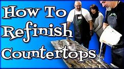 How To Refinish Countertops