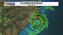 Hurricane Florence Radar History in September, 2018