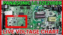 PANASONIC LC32E200DX LED TV COMBO BOARD VOLTAGE STARTUP SEQUENCE || HOW TO FIX PANASONIC LED TV |