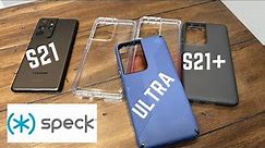 Speck Case Lineup for Samsung Galaxy S21 Ultra, S21, and S21 Plus