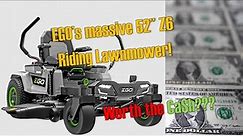 Ego Power+ 56v Z6 Zero Turn Riding Mower Review (ZT5207L)