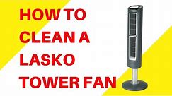How To Clean A Lasko Tower Fan | Without Opening it Up