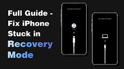 (✔️iOS 17 Supported!) 🔥2024 Full Guide to Fix iPhone Stuck in Recovery Mode