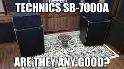 Technics SB7000A speaker test and review. Are they any good??