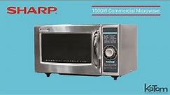 Sharp 1000W Commercial MIcrowave (279-R21LCFS)