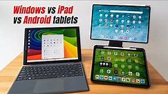iPad vs Android and Windows tablets (artist perspective)
