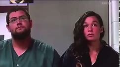 Seth Welch and Tatiana Fusari learning of their charges of felony murder in the death of their 10 month old daughter, who they let starve to death.