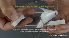 RhinoShield Impact Protection Screen Protector Tutorial
