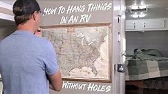 How To Hang And Secure Things In An RV Without Holes!