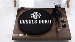 Angels Horn-Turntable Record Player | HOW TO SETUP YOUR TURNTABLE !