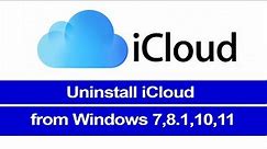 How to Uninstall iCloud from Windows 7, 8.1, 10, 11? // Smart Enough