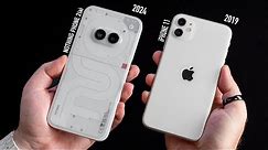 iPhone 11 vs. Nothing Phone 2(a). Старый iPhone против "среднего" Android'a. Кто кого?