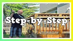 How To Clean And Stain A Wood Deck