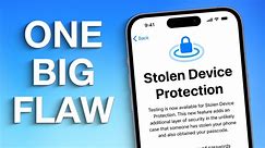 How to Fix the FATAL FLAW in iPhone's New Security Feature