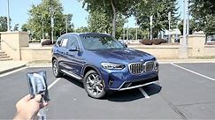 2022 BMW X3 xDrive30i: Start Up, Test Drive, POV and Review