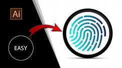 Design a Fingerprint Icon in Adobe Illustrator