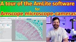 AmLite software for Amscope microscope cameras (a tour)