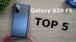 Samsung Galaxy S20 FE (Fan Edition) TOP 5 FEATURES