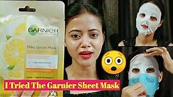 Garnier Serum Mask For Dark Spots | Garnier Sheet Mask Honest Review