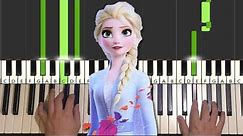 Frozen 2 - Into The Unknown (Piano Tutorial Lesson)