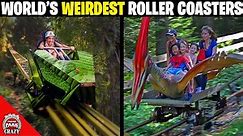 Top 10 STRANGEST Roller Coasters Around the World
