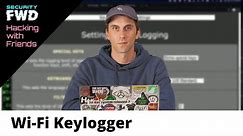 Capturing Passwords with a Wi-Fi Keylogger