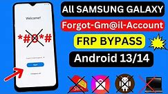 WITHOUT PC 2024:-✅ All Samsung A14/A13/A12/A11/A10/A51/A03 Frp Bypass Android 13/14 Remove Account
