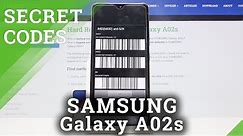Secret Codes for SAMSUNG Galaxy A02s - Testing Mode / IMEI Info / Calendar Storage