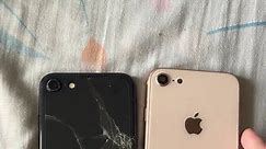 iPhone 8 vs SE2 ด้านหลังแตก #ไอโฟน #iphone #ไอโฟน8 #iphonese2 #iphone8 #ไอโฟนse2020 #ไอโฟนse2