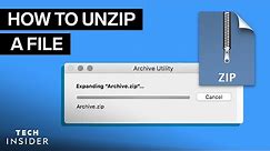 How To Unzip A File