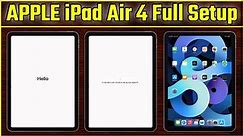 APPLE iPad Air 4 Full Setup Easily | iPad Air 4