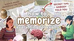 How to memorize notes 2x faster ✨🧠 memorization hacks, study tips