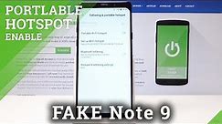 FAKE SAMSUNG Galaxy Note 9 PORTABLE HOTSPOT / SHARE Wi-Fi