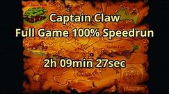 [WR] Captain Claw - Full Game 100% Speedrun [2h09min27sec]