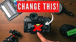 How to setup the Panasonic Lumix S5 for Video | BEST VIDEO SETTINGS