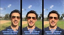 iPhone 6/6s/7: Video Camera Selfie Shoot Off Side by Side Comparison!