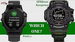 Which One Is Better? Garmin Fenix 5 vs G-SHOCK Rangeman Comparison