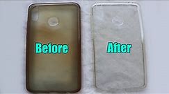 Clean Yellowness of Transparent Mobile Cover | once you see the result you will never do without it!