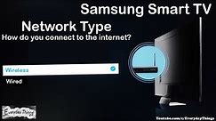 How to connect Samsung Smart TV to Wi Fi