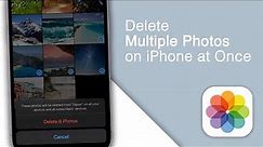 How to Delete Multiple/All Photos on iPhone! [2023]