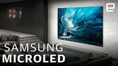 Samsung's new MicroLED TVs CES 2021