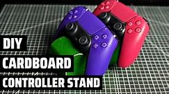 PS5 Controller Stand out of cardboard | Quick tutorial!