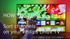How to sort channels on your Philips Saphi Smart TV [2018]