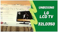 LG 32" Class LCD 720p 60Hz HDTV, 32LD350 Unboxing