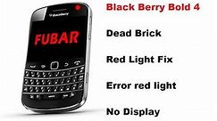 How to fix blackberry bold 4 with auto loader | red light blink blackberry fix #unbrick