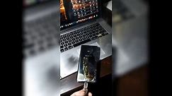 Video shows a Samsung Galaxy Note 7 exploding