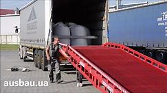 Mobile loading yard ramp AUSBAU. Mobilna rampa przeładunkowa. Rampe di carico mobili.