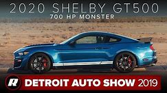 2020 Ford Mustang Shelby GT500 lights up our hearts with 700+ horsepower | Detroit 2019
