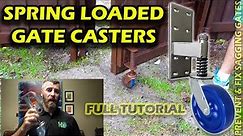 Spring Loaded Gate Wheel | How to Fix your Sagging Gate from CasterHQ